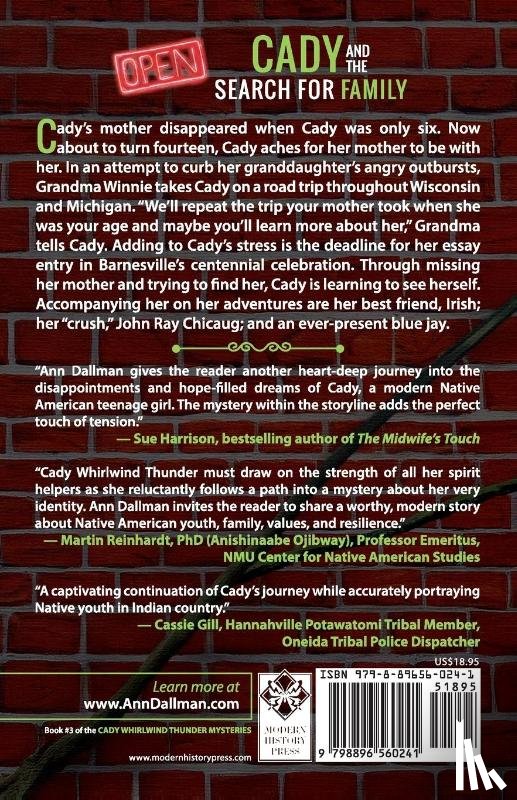Dallman, Ann - Cady and the Search for Family
