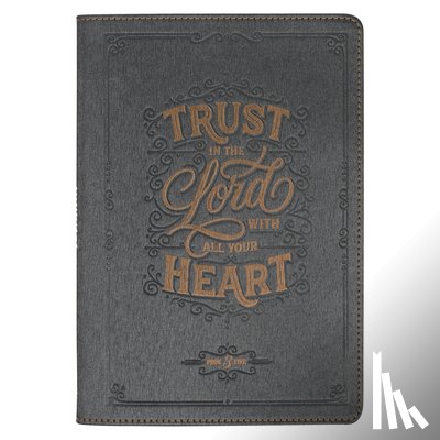  - Journal Classic Charcoal Trust in the Lord Prov. 3:5