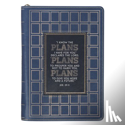  - Journal Classic Zip Blue Grad Plans Jer. 29:11