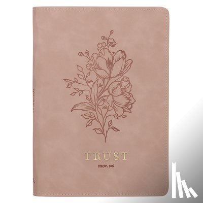 Christian Art Gifts - Journal Classic Pink Trust Prov. 3:5