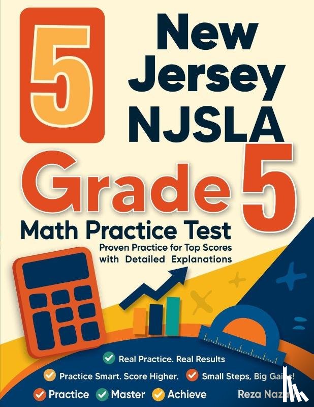 Nazari, Reza - 5 New Jersey NJSLA Grade 5 Math Practice Tests