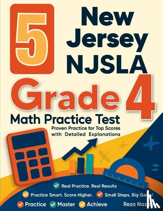 Nazari, Reza - 5 New Jersey NJSLA Grade 4 Math Practice Tests