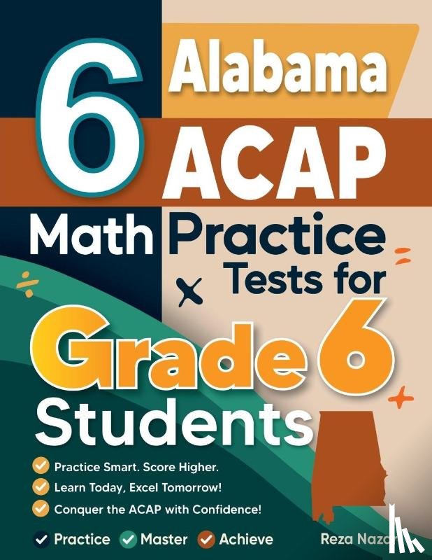 Nazari, Reza - 6 Alabama ACAP Math Practice Tests for Grade 6 Students