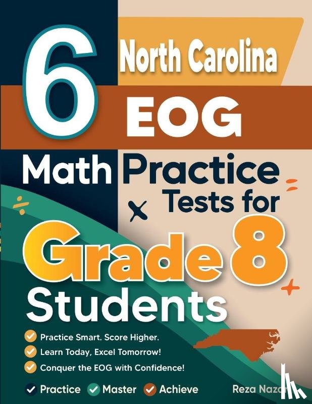 Nazari, Reza - 6 North Carolina EOG Math Practice Tests for Grade 8 Students