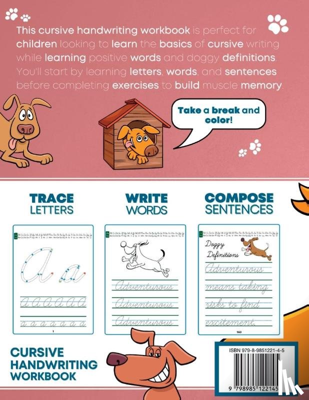 Pixel, Optimistic - Cursive Handwriting Workbook for Kids