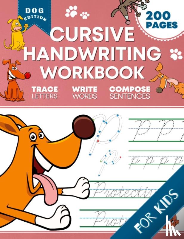 Pixel, Optimistic - Cursive Handwriting Workbook for Kids