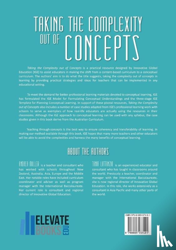 Lattanzio, Tania, Muller, Andrea - Taking the Complexity Out of Concepts