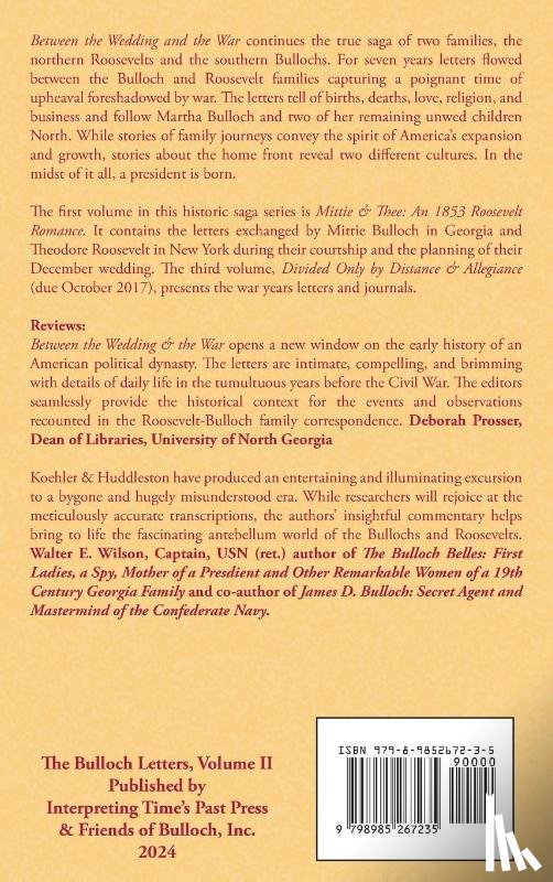 Koehler, Gwendolyn I, Huddleston, Connie Marie - Between the Wedding & the War