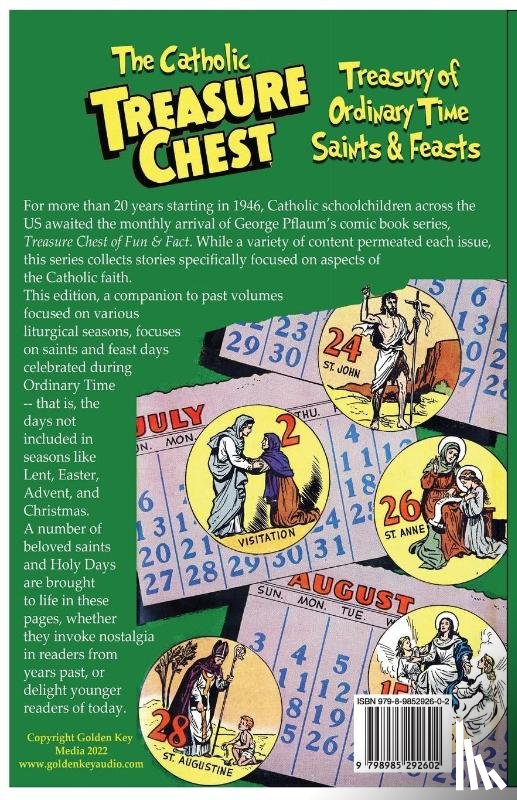 Golden Key Media, Pflaum, George A., Kenney, Jeff - The Catholic Treasure Chest Comic Book Treasury of Saints - Ordinary Time Comics