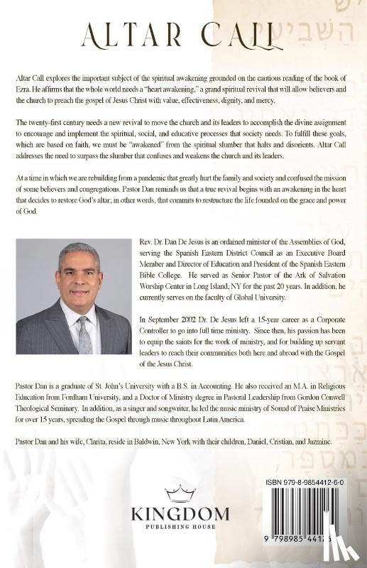 de Jesus, Dan - Altar Call