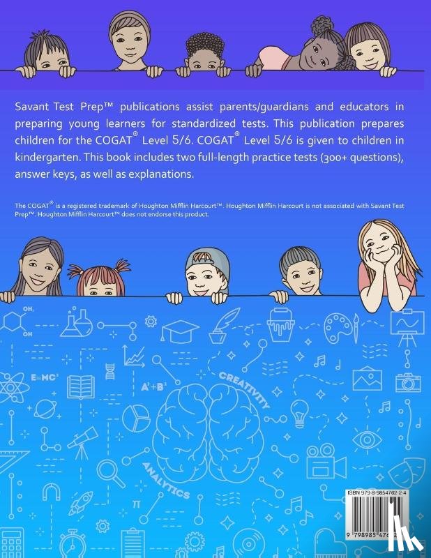 Prep, Savant - COGAT Kindergarten Test Prep