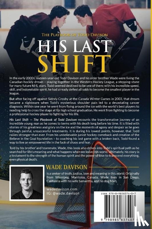 Davison, Wade - His Last Shift