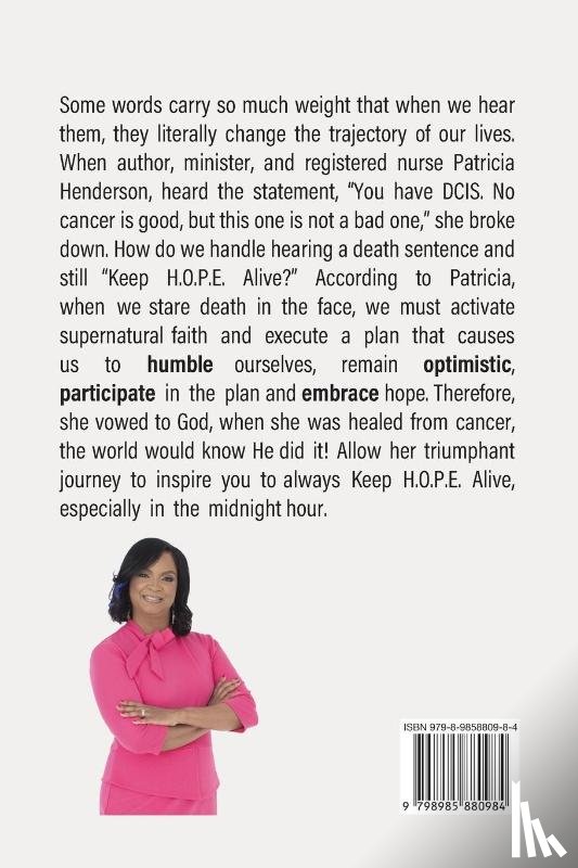 Henderson, Patricia - In the Midnight Hour, Keep H.O.P.E. Alive