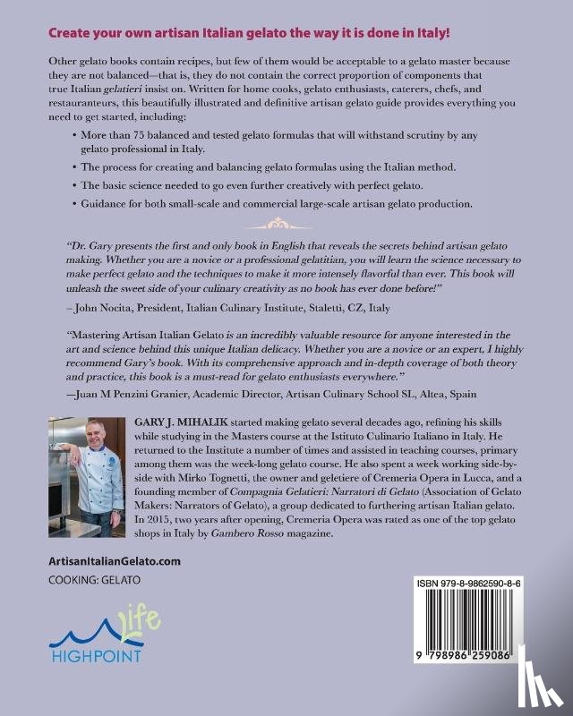 Mihalik, Gary J - Mastering Artisan Italian Gelato