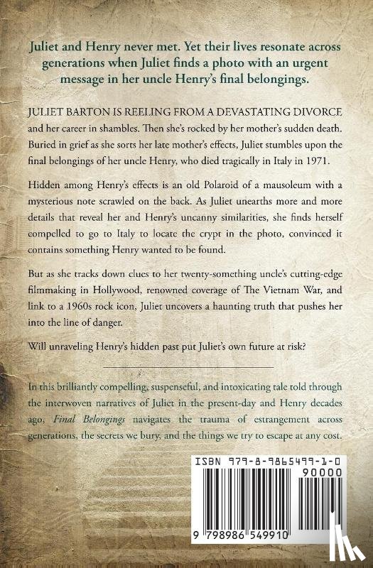 Beauchemin, Sarah - Final Belongings