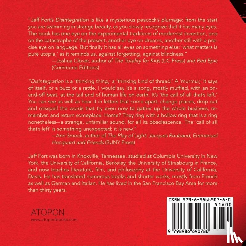 Fort, Jeff - Disintegration and Other Poems