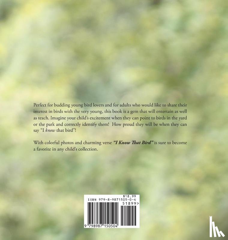 Blevins, Mauverneen M - I KNOW That Bird!