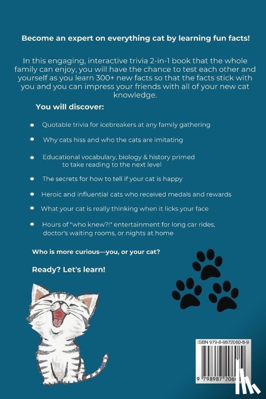 Malarkey, Ash - Trivia For Kids Who Love Cats, 2-in-1