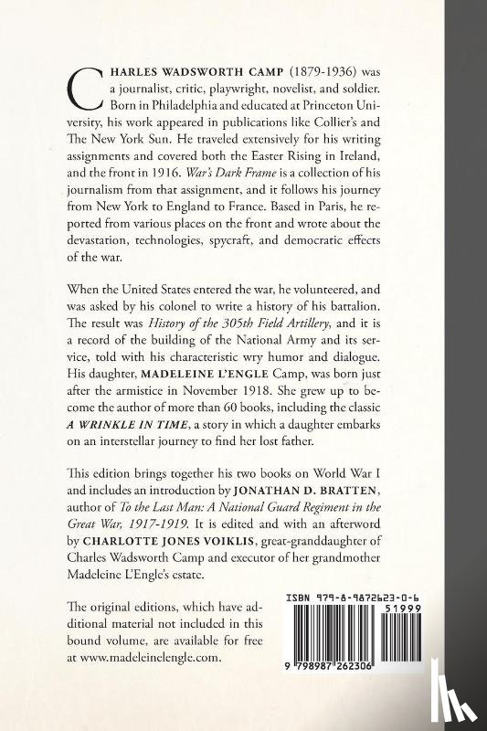 Camp, Charles Wadsworth - Charles Wadsworth Camp and World War I