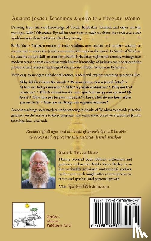 Barber, Rabbi Yacov - Sparks of Wisdom