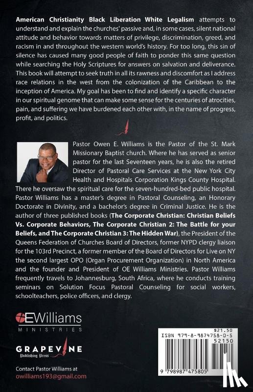 Williams, Pastor Owen E. - American Christianity