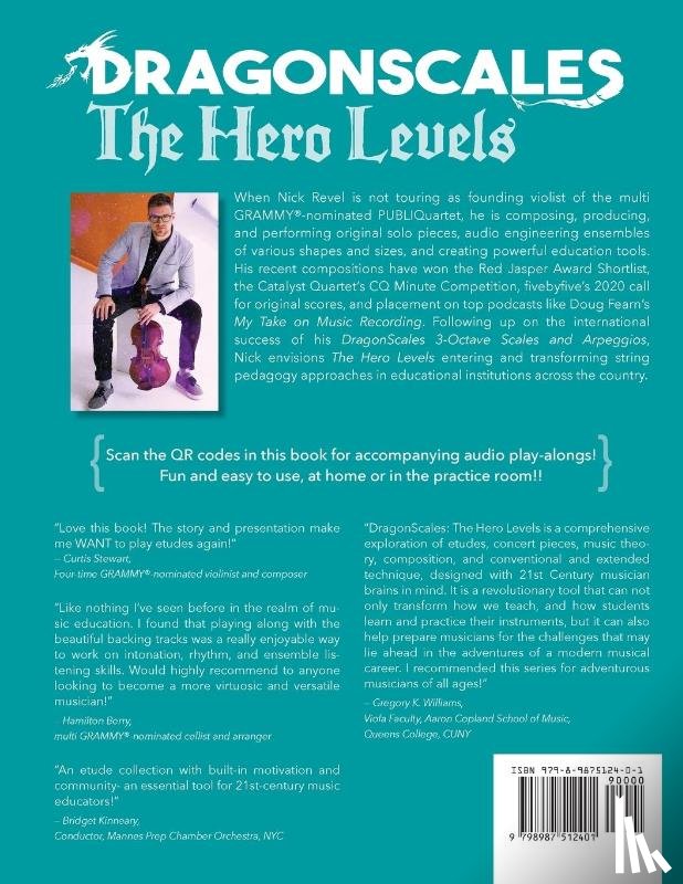 Revel, Nicholas - DragonScales, The Hero Levels, Violin Story