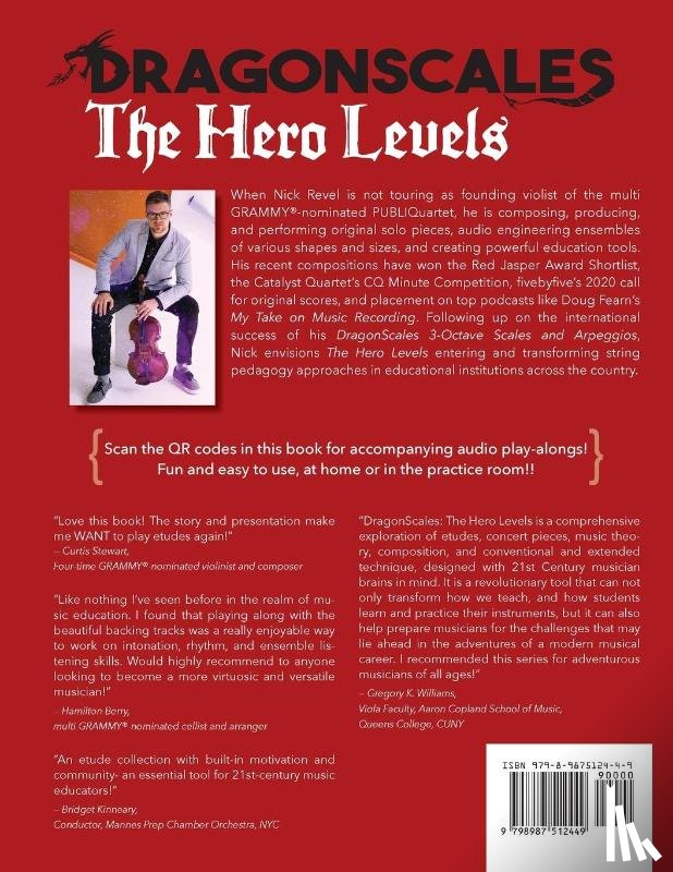 Revel, Nicholas - DragonScales, The Hero Levels, Violin Legend