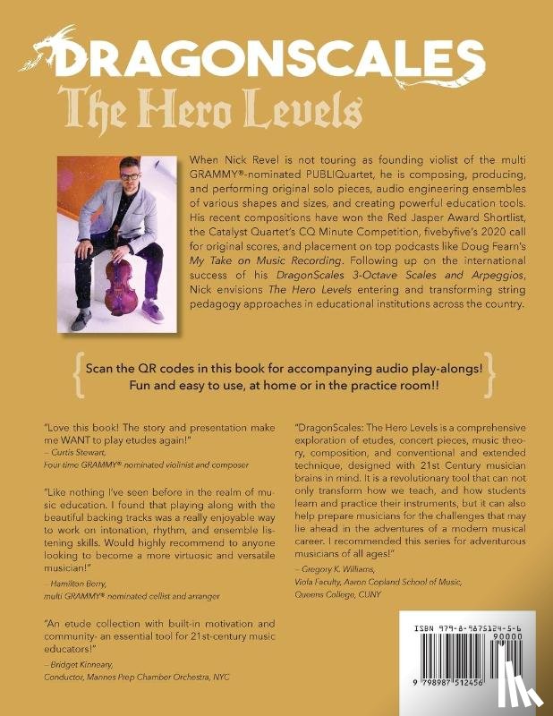 Revel, Nicholas - DragonScales, The Hero Levels, Violin Noble