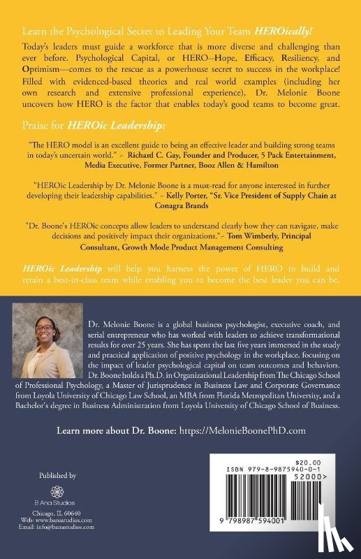 Boone, Melonie - HEROic Leadership