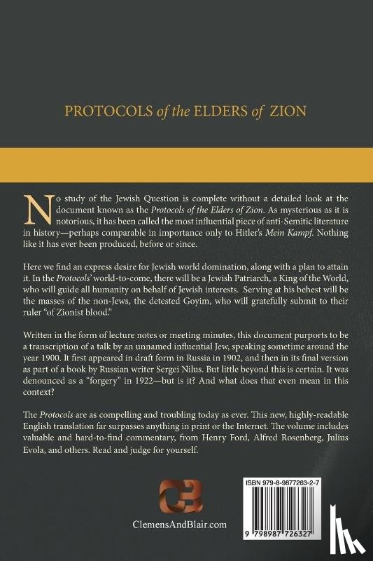  - Protocols of the Elders of Zion