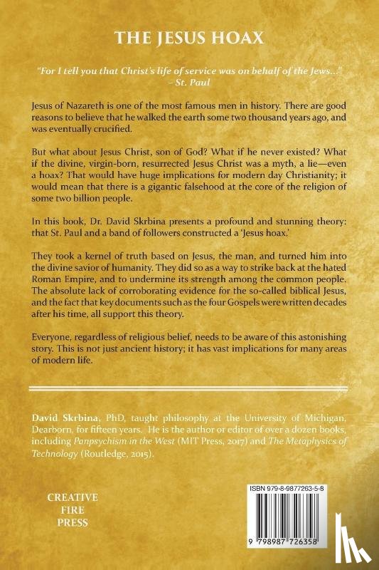 Skrbina, David - The Jesus Hoax