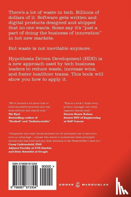 Cowan, Alex - Hypothesis-Driven Development