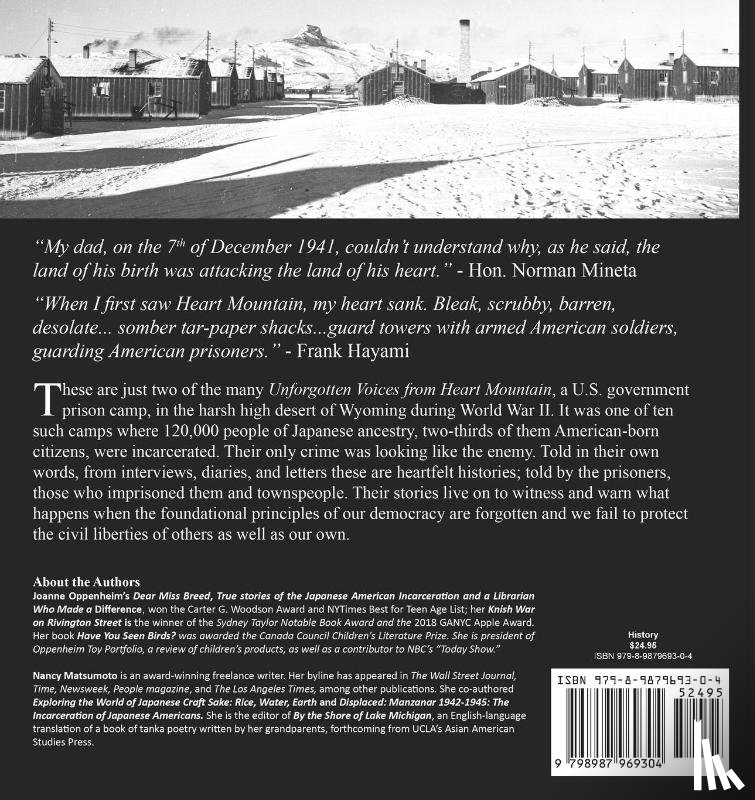 Oppenheim, Joanne, Matsumoto, Nancy - Unforgotten Voices From Heart Mountain