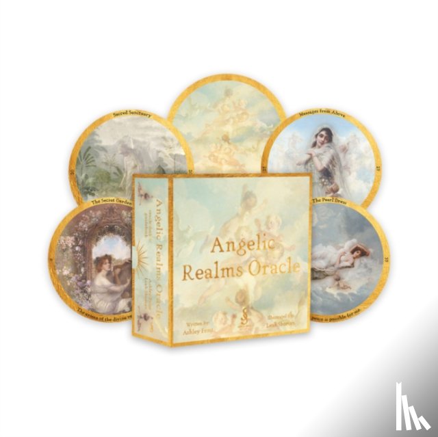 Frost, Ashley - Angelic Realms Oracle: Tap Into Your Angelic Energy and the Divine Realms (40 Full-Color Round Cards and 94-Page Full-Color Guidebook)