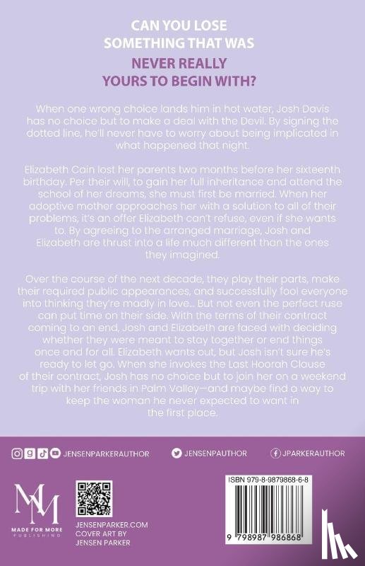 Parker, Jensen - Terms & Conditions