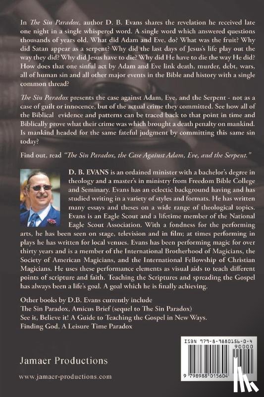 Evans, Donald B - The Sin Paradox,