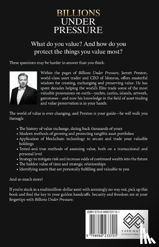 Preston, Jarrett - Billions Under Pressure