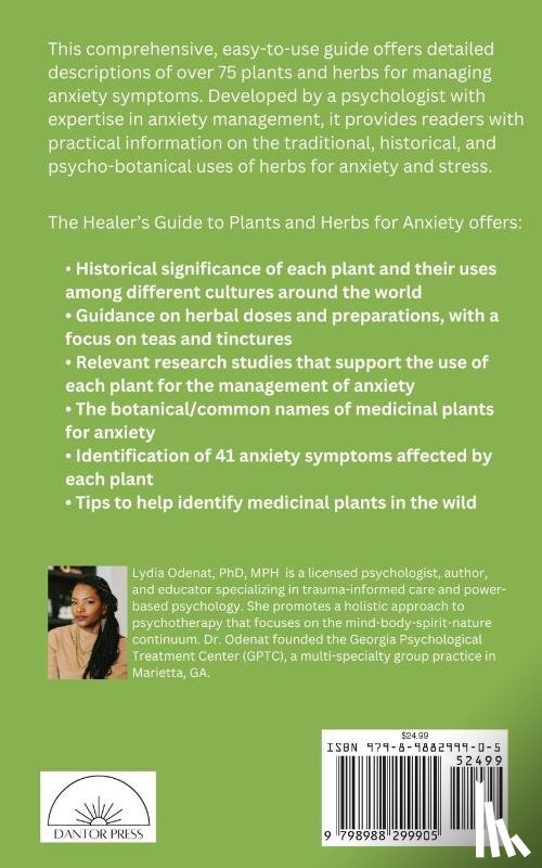 Odenat, Lydia - Healer's Guide to Plants and Herbs for Anxiety