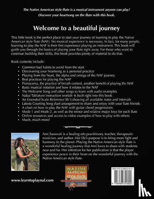 Sarasvati, Ami - Learn to Play the Native American Style Flute