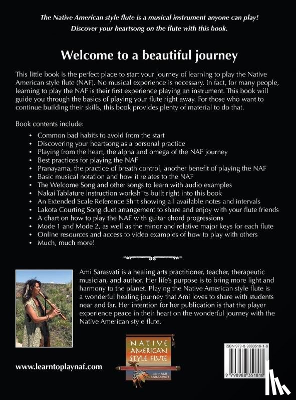 Sarasvati, Ami - Learn to Play the Native American Style Flute