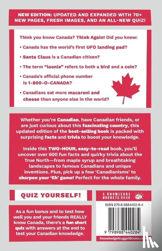 Jennings, Marianne - So You Think You Know CANADA, Eh?