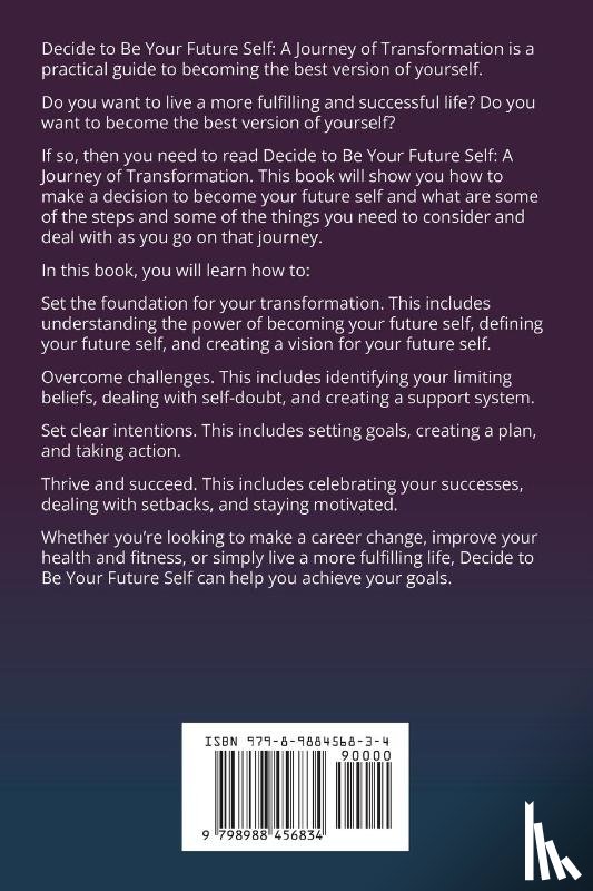 McLean, Andrea C. - Decide To Be Your Future Self