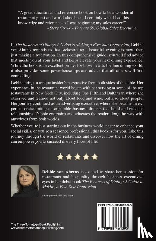 Ahrens, Debbie von - The Business of Dining