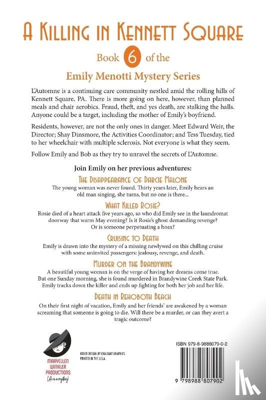 Winkler, Maryellen - A Killing in Kennett Square