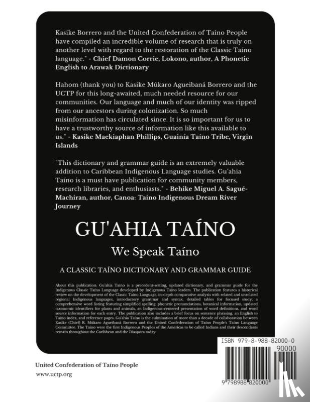 Borrero, Roberto Múkaro Agueibaná - Gu'ahia Taíno We Speak Taíno