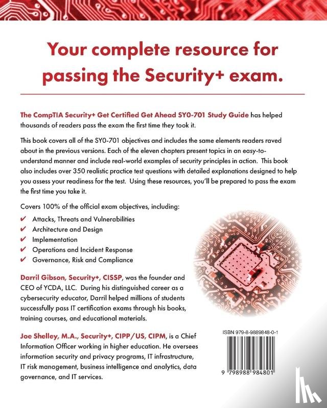 Shelley, Joe, Gibson, Darril - CompTIA Security+ Get Certified Get Ahead