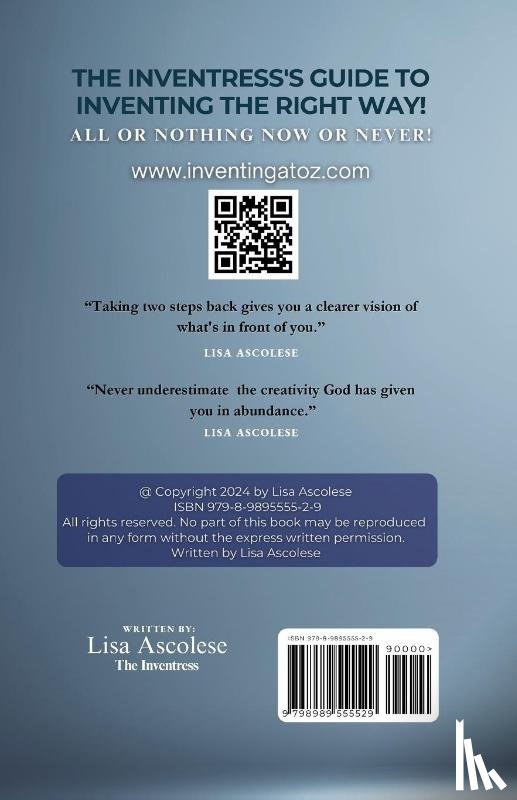 Ascolese, Lisa - The Inventress's Guide to Inventing The Right Way!