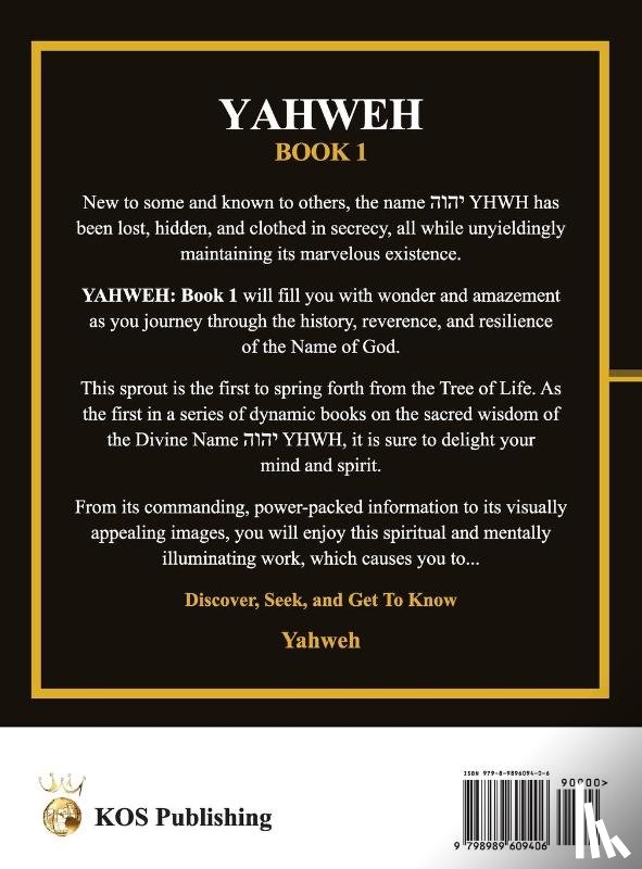 Shalom, Kingdom Of - YAHWEH, Book 1