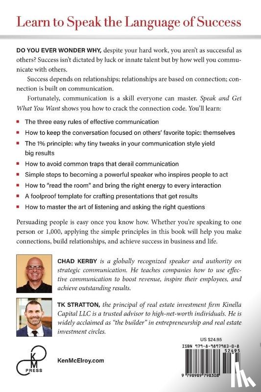 Kerby, Chad, Stratton, Tk - Speak and Get What You Want