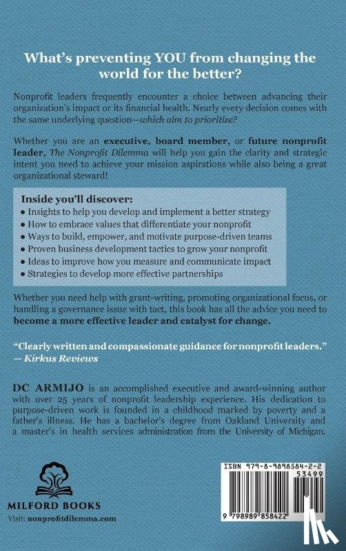 Armijo, Dc - The Nonprofit Dilemma